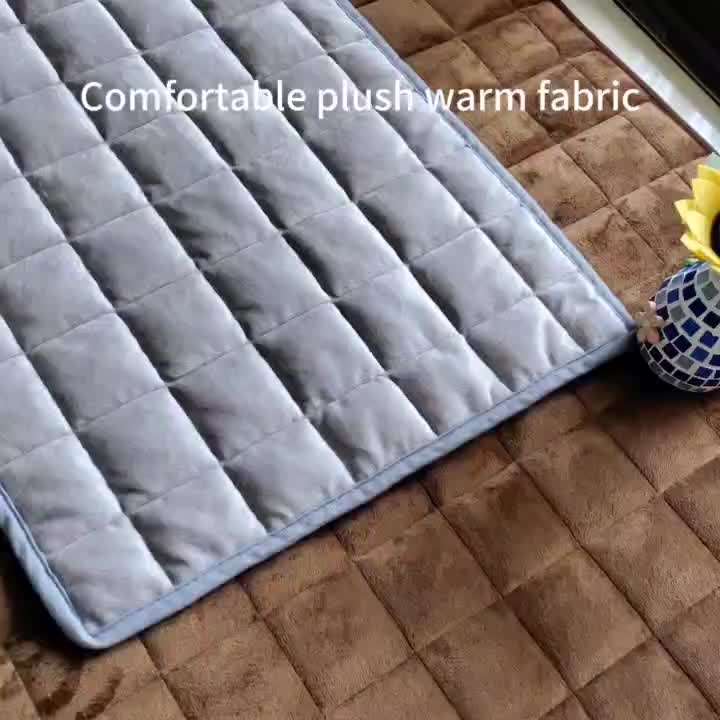 1PC Pet Mat Grey Size L 70.1x50.04cm