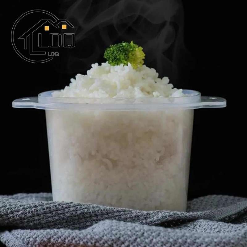 1pc LDQ Multi-Functional Microwave Rice Cooker Steamer Easy Clean Portable Bento Lunch Box for