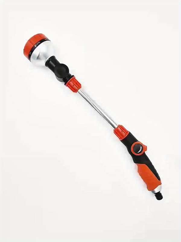 1Pc Adjustable Garden Watering Nozzle With Telescopic Pole