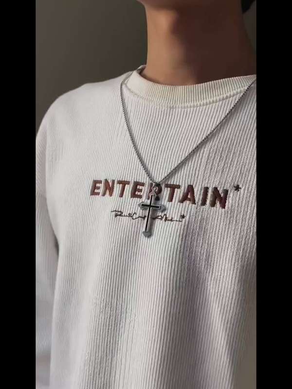 1 Piece Silvery Grey Jesus Theme Pendant