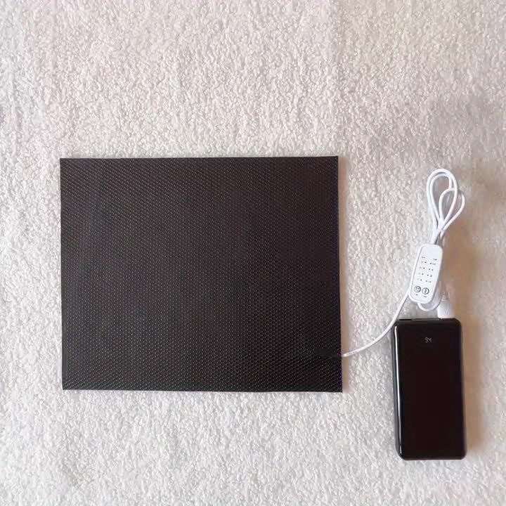 1PC Pet Mat Black Size 10x20cm