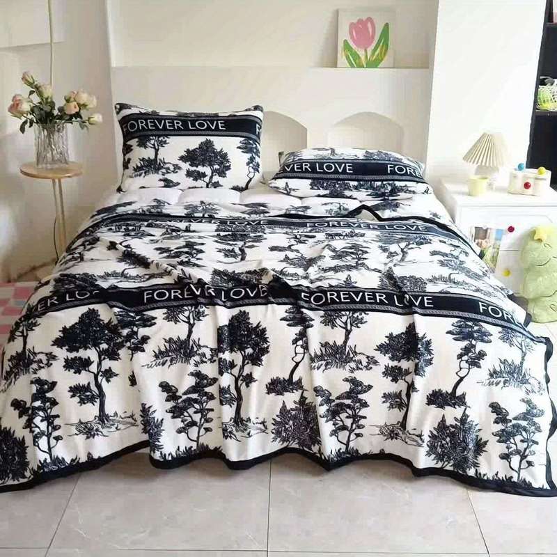 1ps Blanket Color Ink Painting size 150x200cm