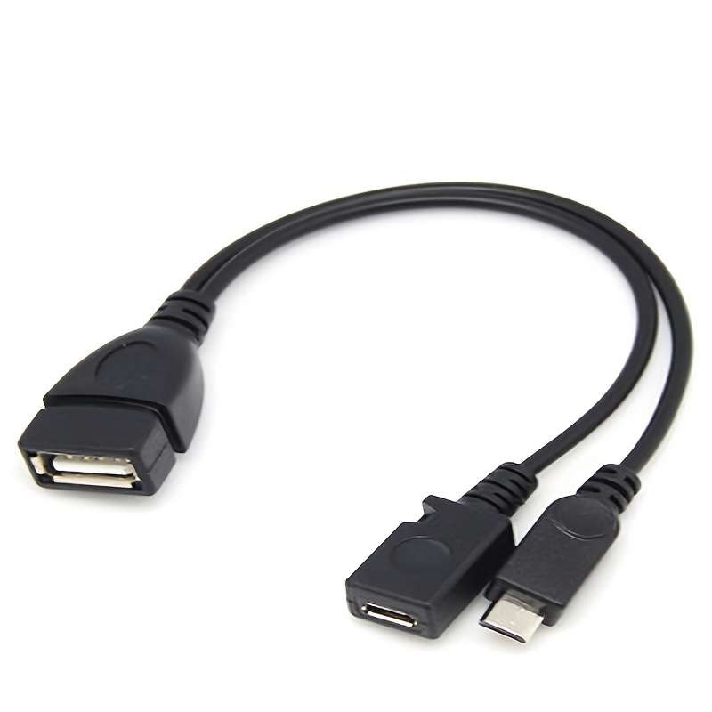 1pc OTG Cable USB Port Terminal Adapter for Fire TV 3rd 2nd Gen Fire Stick Samsung Galaxy S I