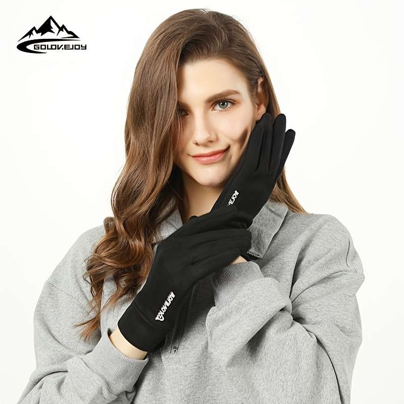 1 Pair Gray One Size Warm Gloves