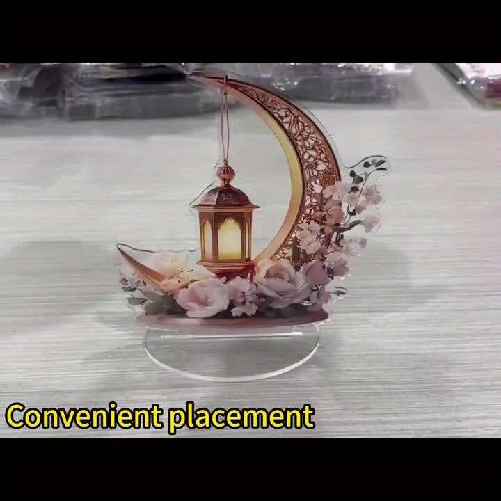1pc 2D Flat   Acrylic Flat  Acrylic Flat Bohemian Style Crystal Native American Horseback R