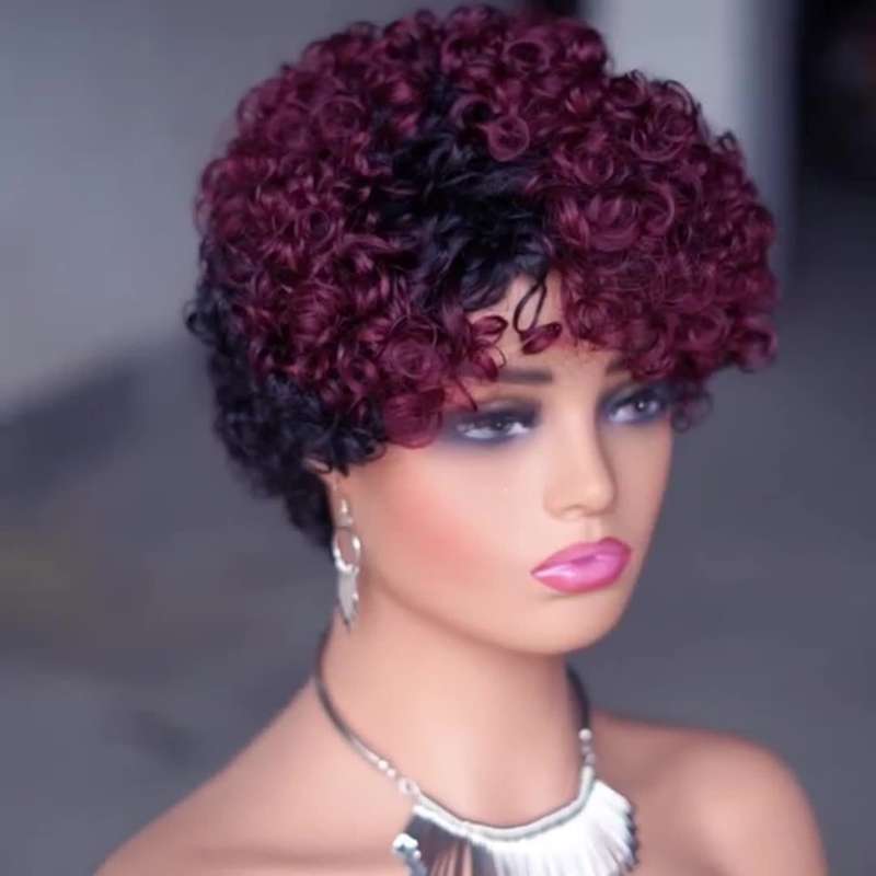 1Pc Photo Color 25.4cm Fashion Design Wig