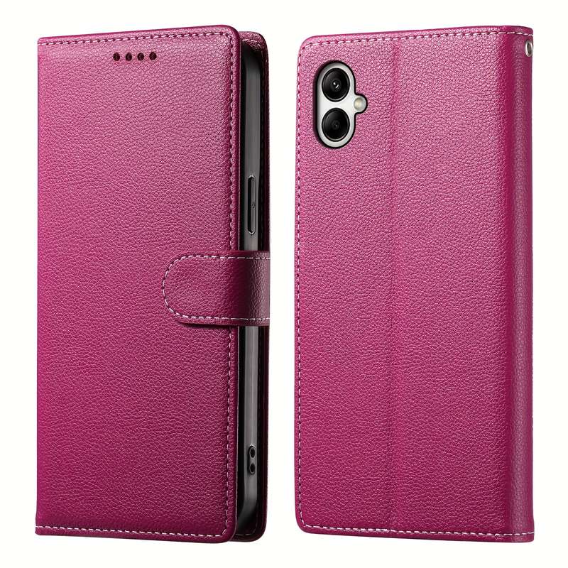 1pc Rose Red For Samsung Galaxy A05 Phone Cases