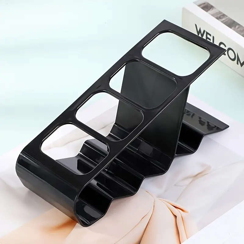 1pc Plastic Overhead Mount Remote Control Holder Multipurpose Accent Shelf Pipes Modern Home Organiz