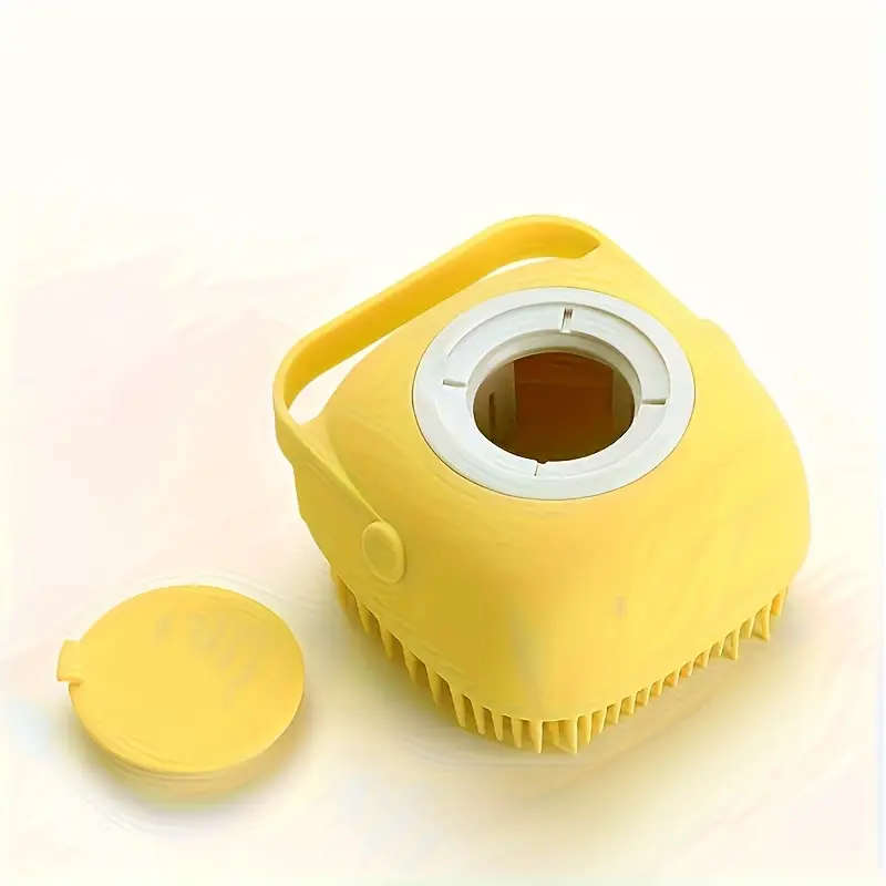 Pet Shampoo Brush with Shampoo Storage