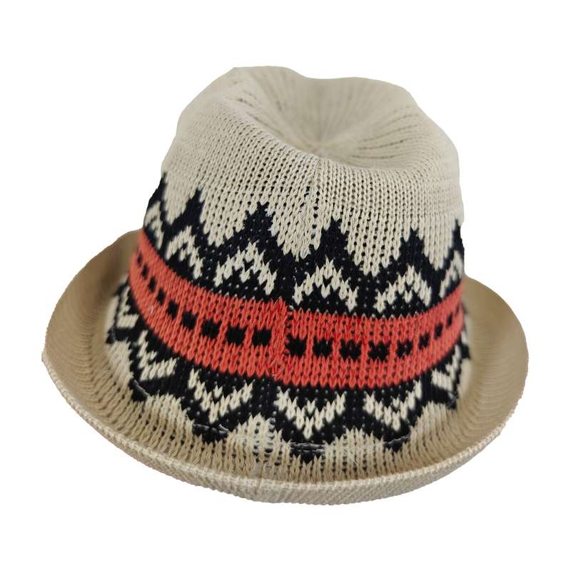 1pc Boho Chic Embroidered Floral Sun Hat for Women Summer Beach Fedora with UV Protection Versat