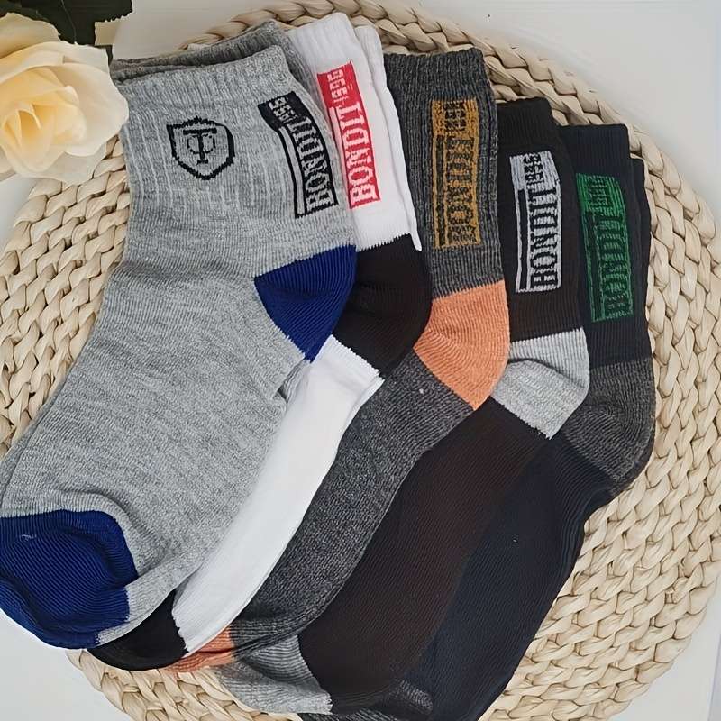 Sock 5 Pairs Of Mixed Colors  One Size