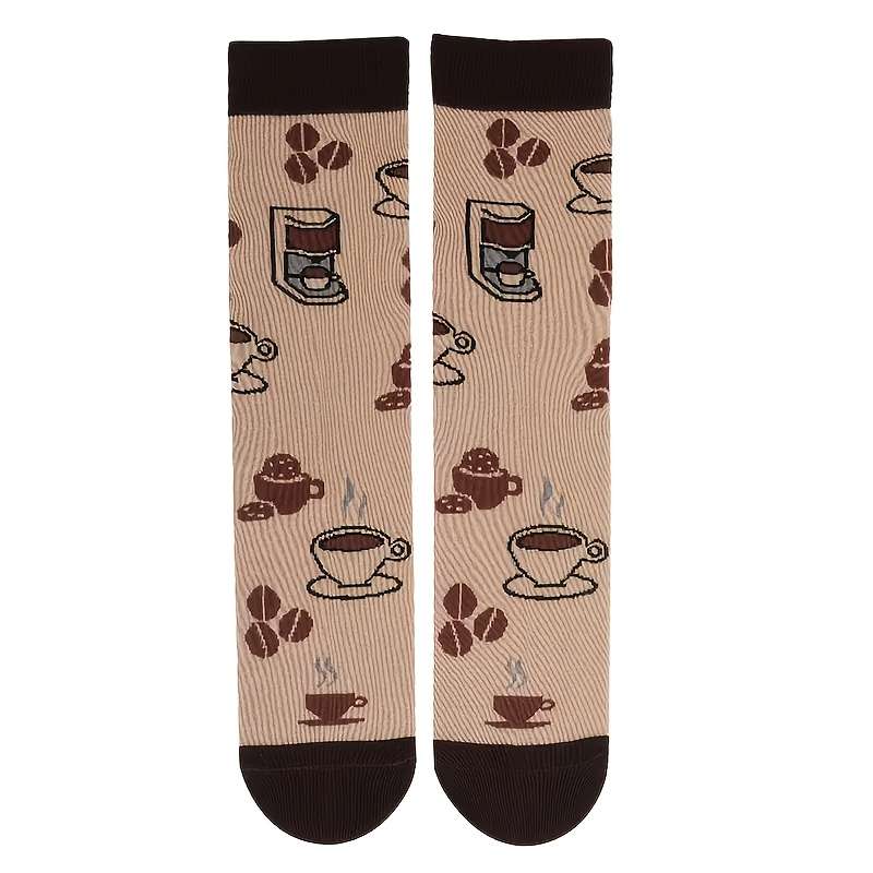 1 Pair Of Brown One Size Socks