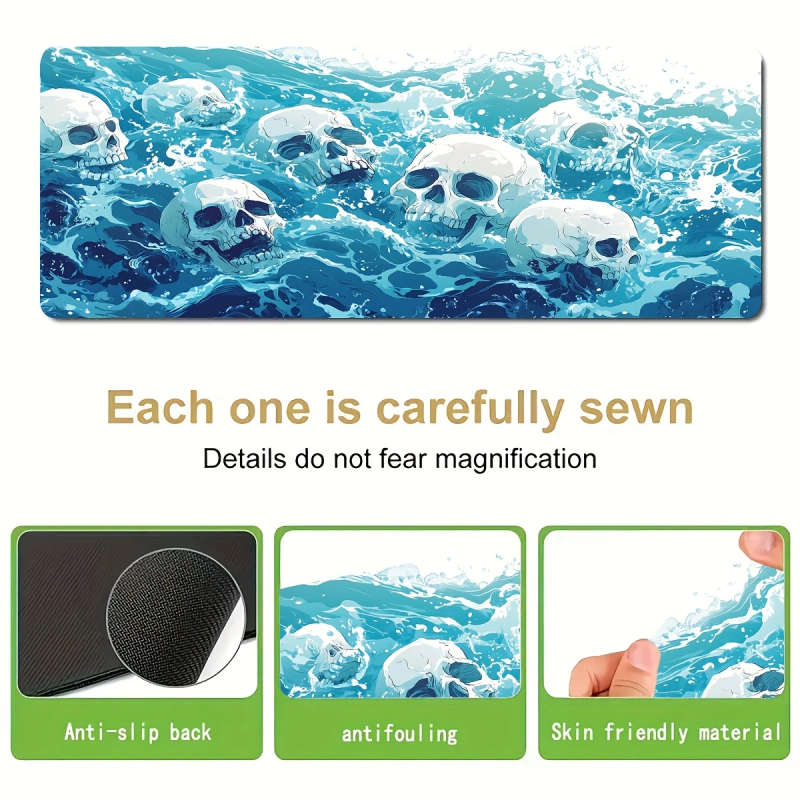 1pc 30x80cm E-Sports Gaming Mouse Pad Non-Slip Durable Rubber Base