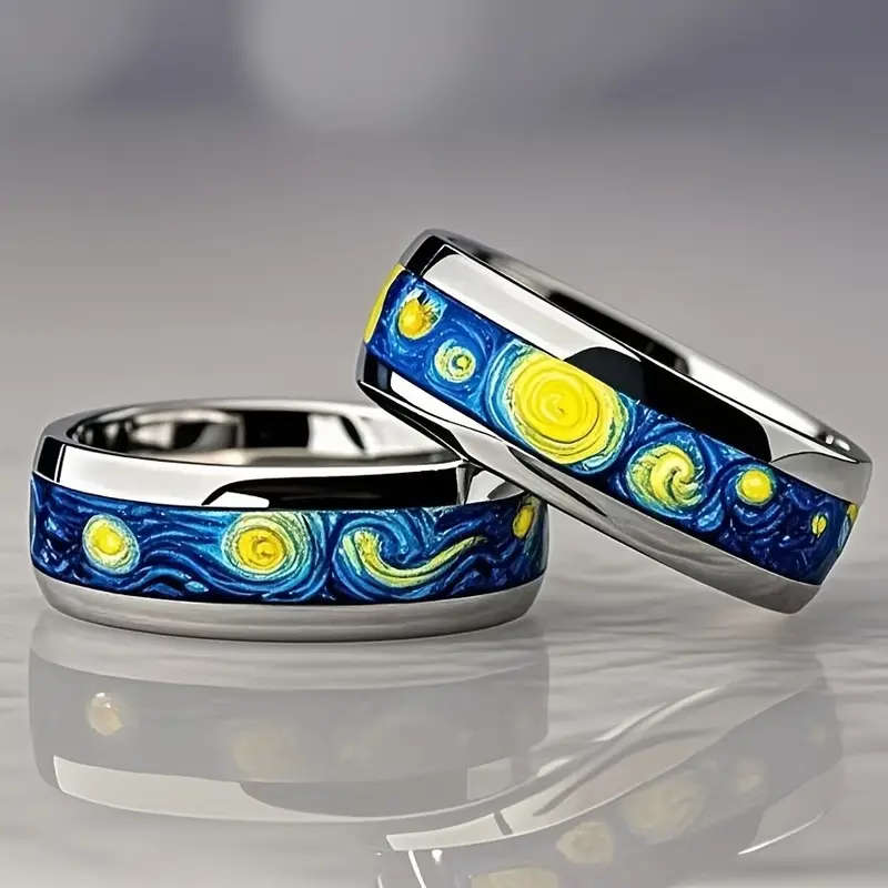 304L Stainless Steel Ring for Men - 8mm
