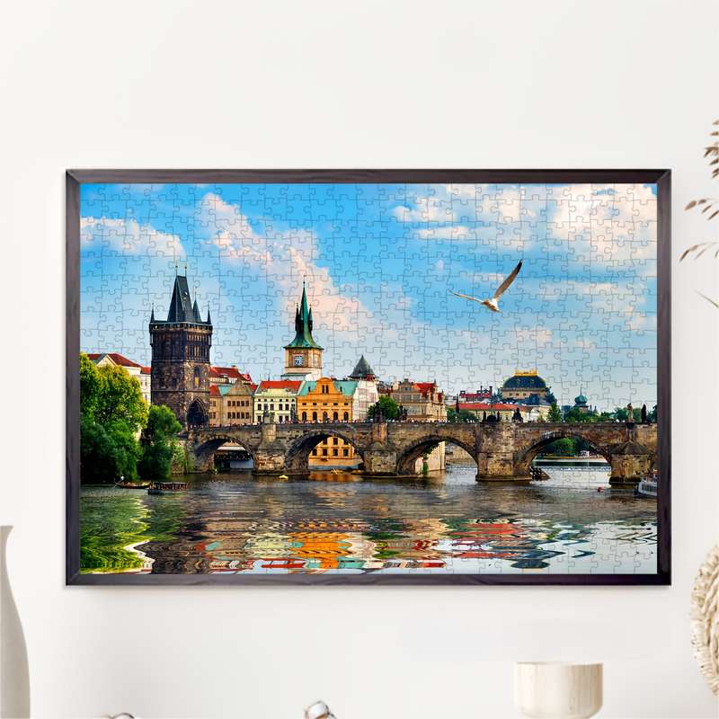 1000 Piece Paper Jigsaw Puzzle For Adults 68.58x5
