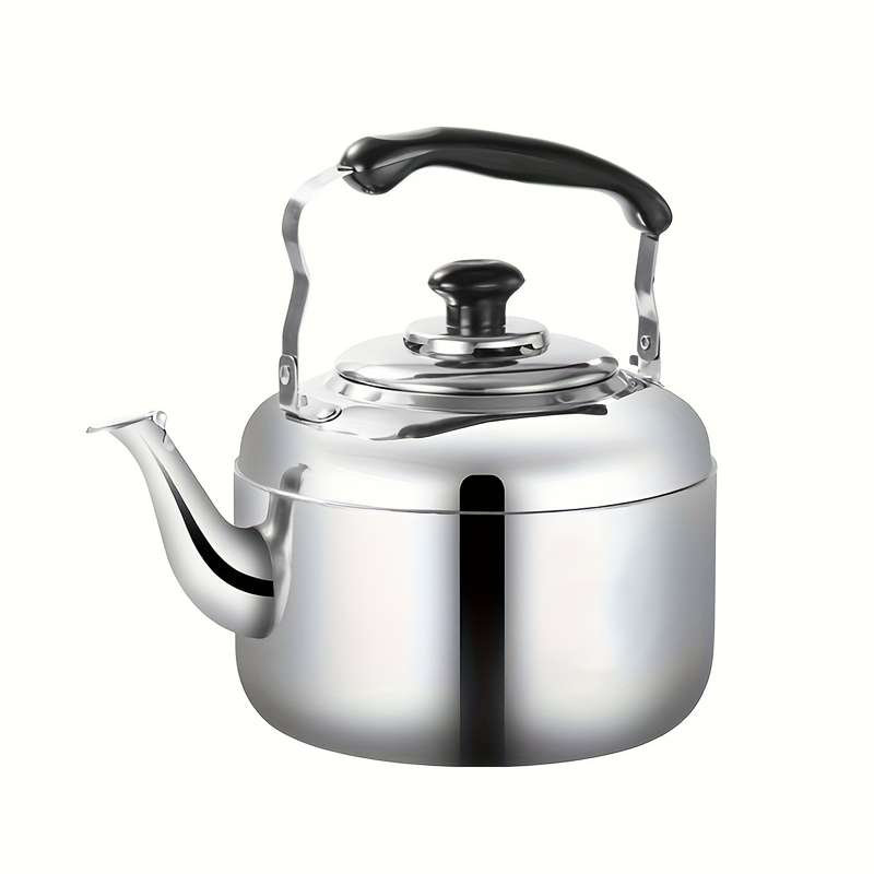 1pc 4L Stainless Steel Large Capacity Teapot Commercial Tea Kettle Tea Pot Induction Cooker