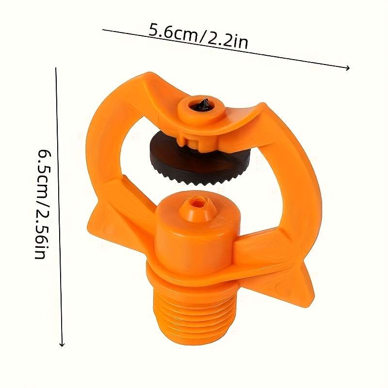 6Pcs Butterfly Shaped Rotating Nozzle