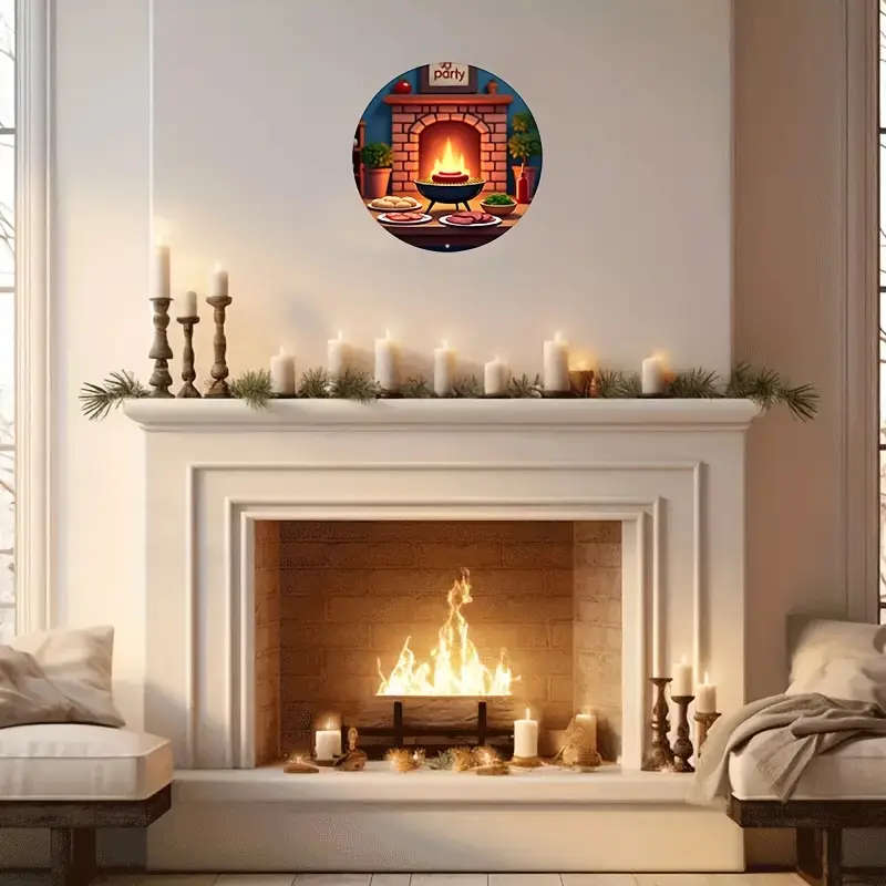 1pc 2D Wiccan Wheel of the Year Wooden Wall Hanging Pagan Calendar Witchcraft Supplies Samhain Yule