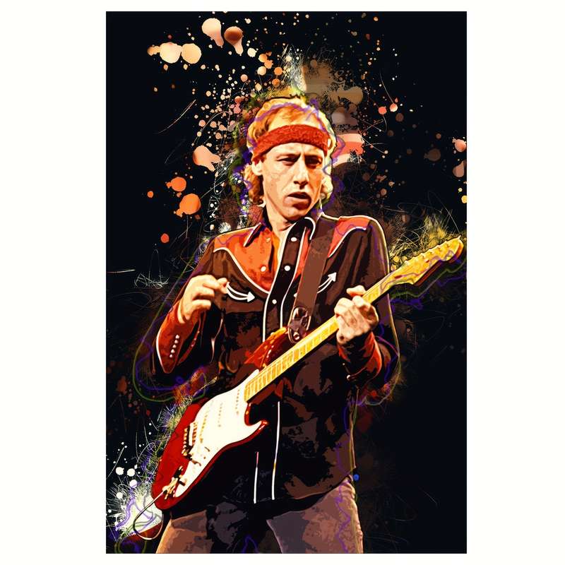 1pc One Piece of Frameless Wall Art Featuring Mark Knopfler Suitable for Decoration in Bars Clubs