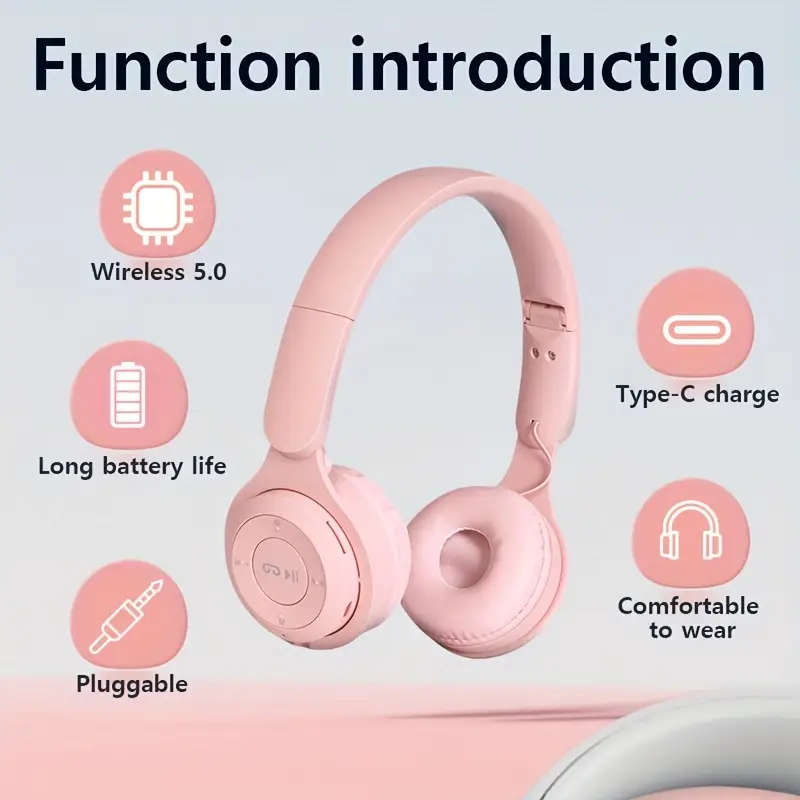 Minimalist Design Wireless Headphones