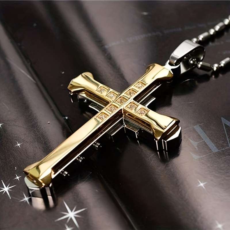 4pcs Golden Black Blue Silvery Jesus Theme Pendant