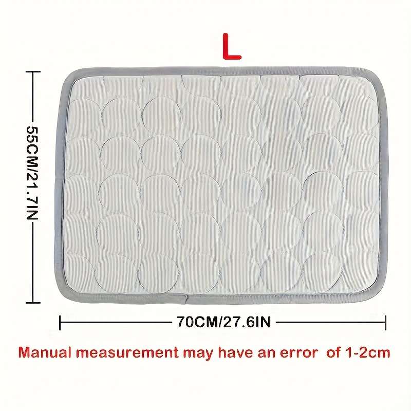1piece Gray Viscose Mat Cooling Pad