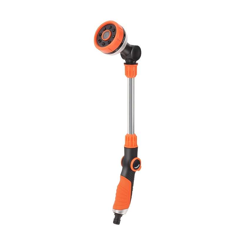 1Pc Adjustable Garden Watering Nozzle With Telescopic Pole