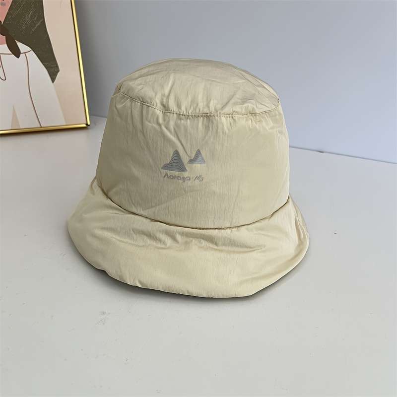 1pc Unisex Acrylic Bucket Hat 100% Acrylic Lightweight Inelastic Hand Washable Winter Outdoor