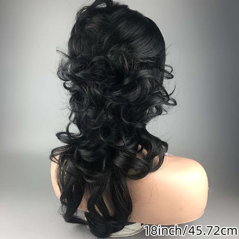 1Pc Burgundy 35.56cm Fashion Design Wig