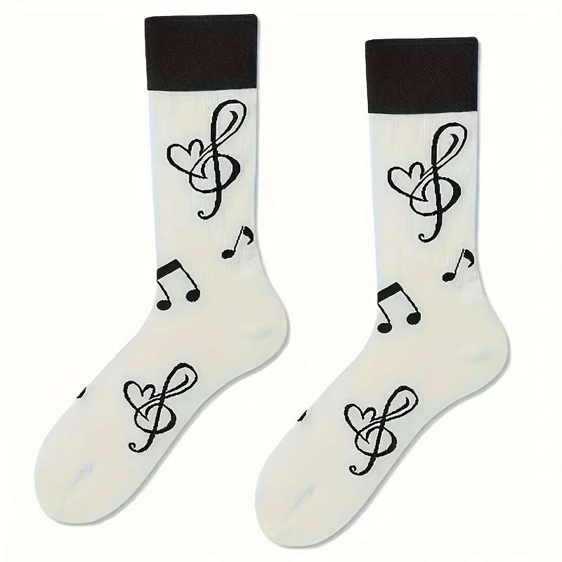 1 Pair Of Mixed Colors One Size Socks