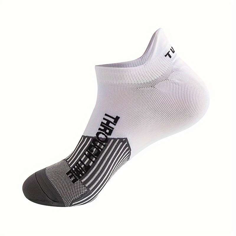 5 Pairs Of Color Matching Earrings One Size High Elastic Socks