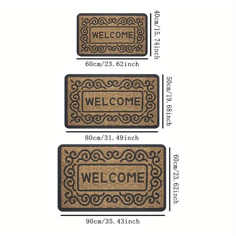 1Pc 19.68x31.49inch 50x80cm Floor Mat