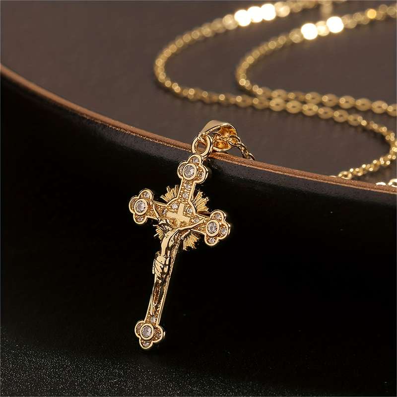 1 Piece Color Jesus Theme Pendant