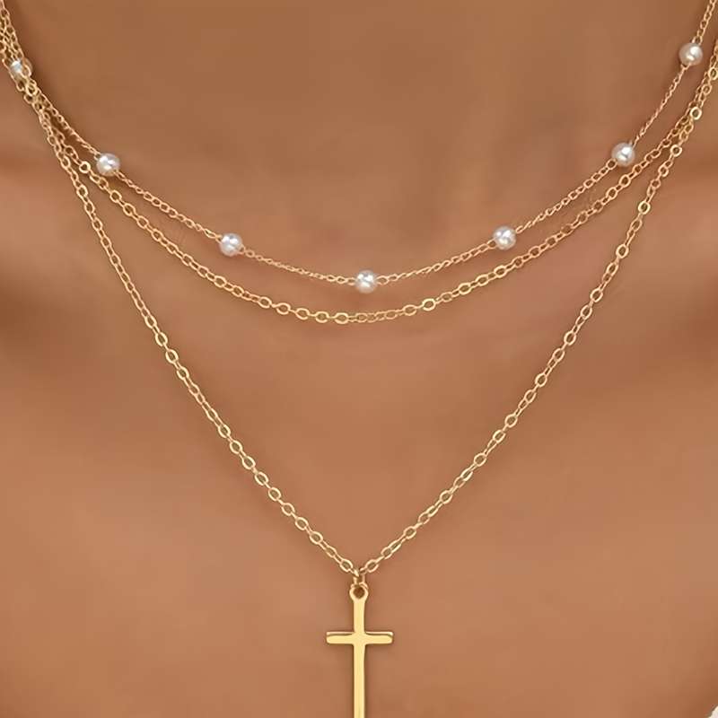 1 Piece Golden Yellow Jesus Theme Pendant