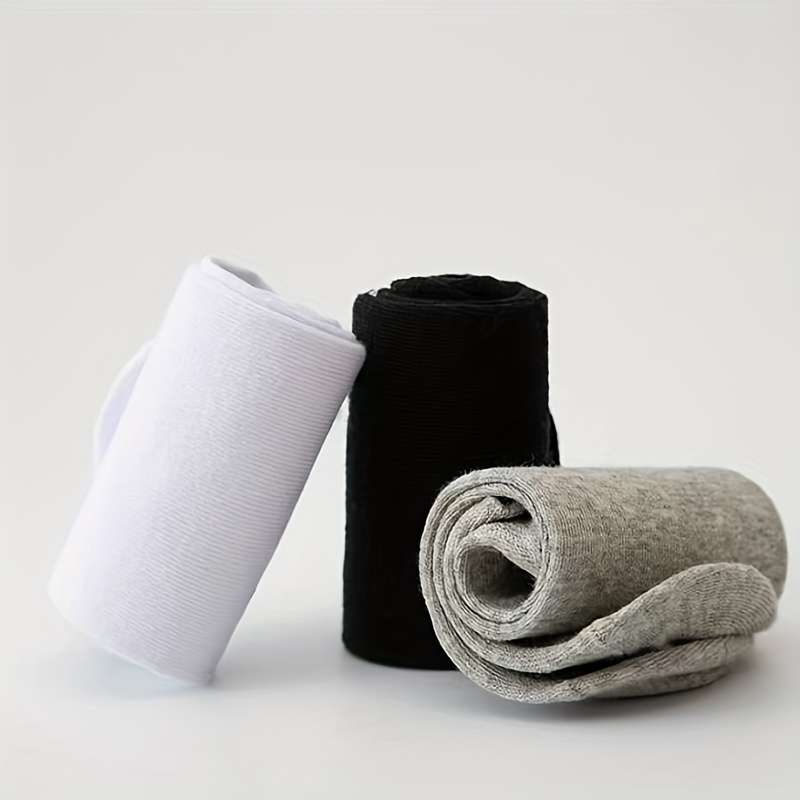 12 Pairs Mixed Color One Size High Elastic Socks