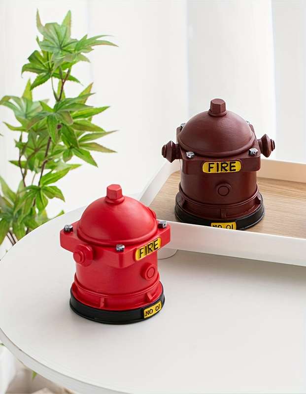1pc Fire Hydrant Ashtray With Lid Vintage Industrial Style Ashtry Creative Personal Trend Ho