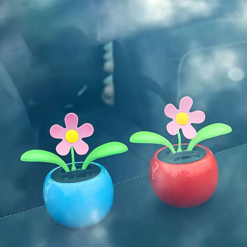 Sunflower Head Shaking Flower Car Ornaments