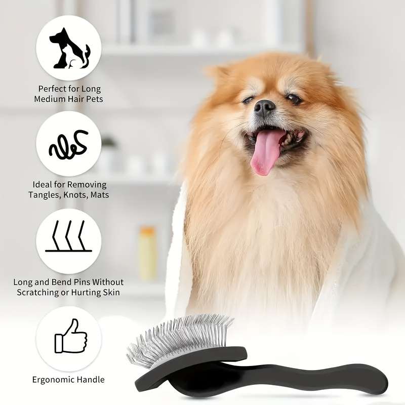 1pc Red Pet Comb
