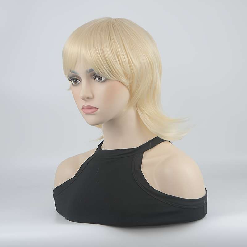 1Pc Grey 35.56cm Fashion Design Wig