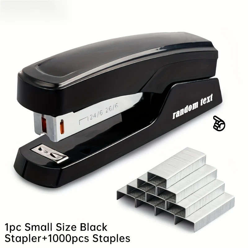 Black Manual Desktop Stapler
