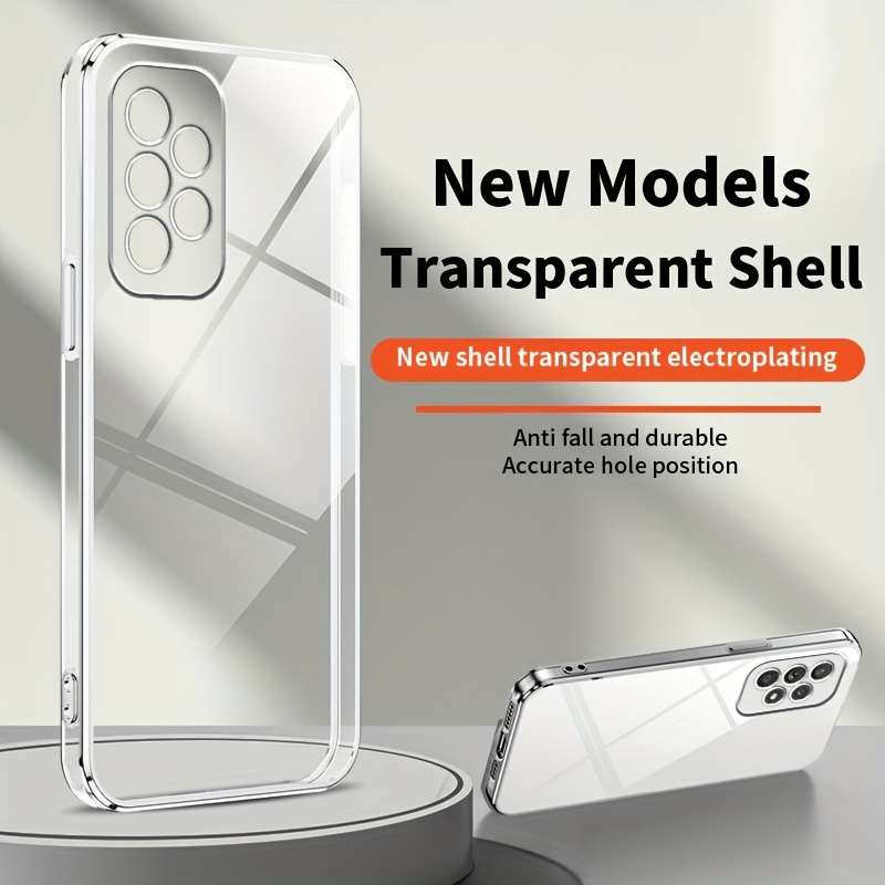 1pc  silvery  For Samsung Galaxy A33 5G Phone Cases