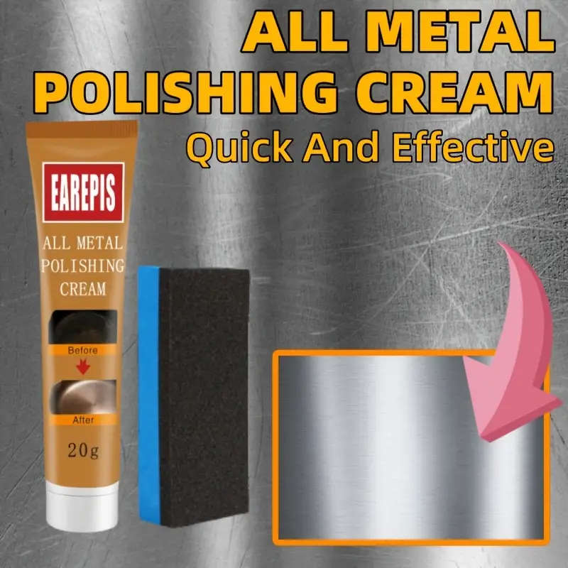1pc All Metal Polishing Cream Quick Effective 20g for Outdoor Gun Cleaning Shining