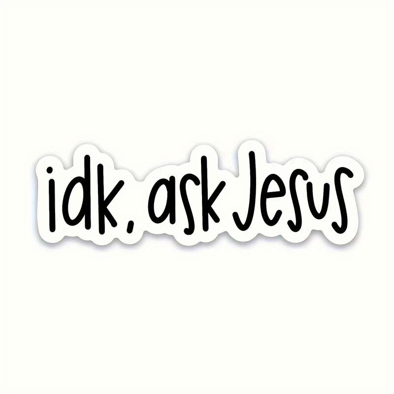 4pcs  Jesus Christian Themed Stickers