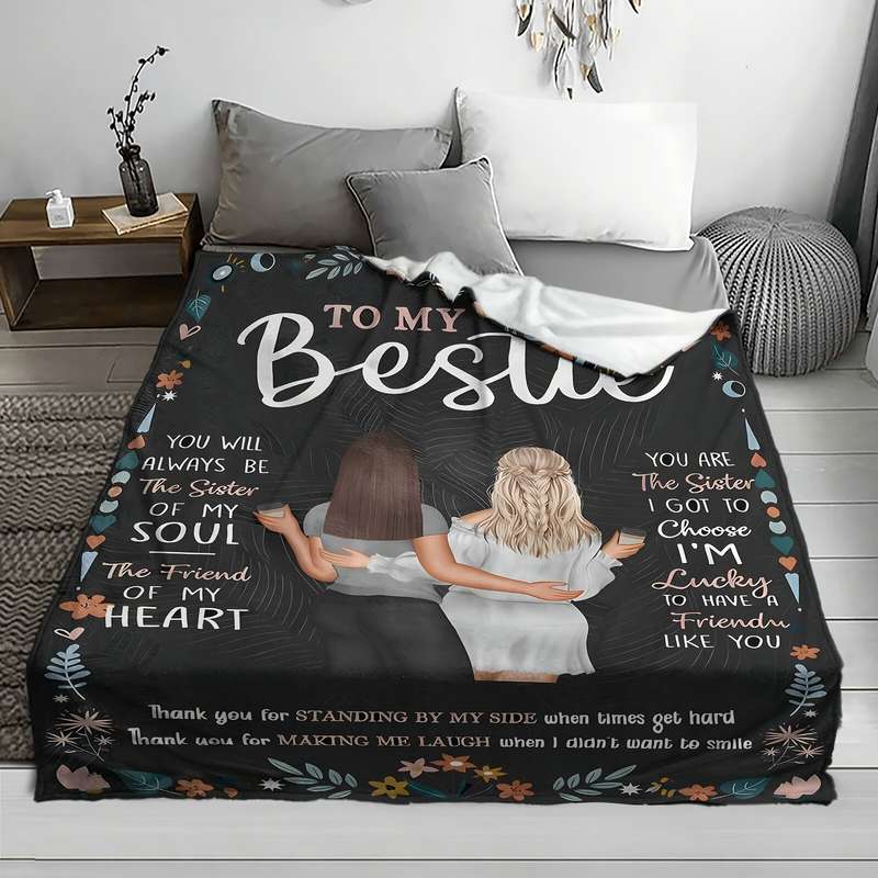 1ps Blanket Color Gray size 100x150cm