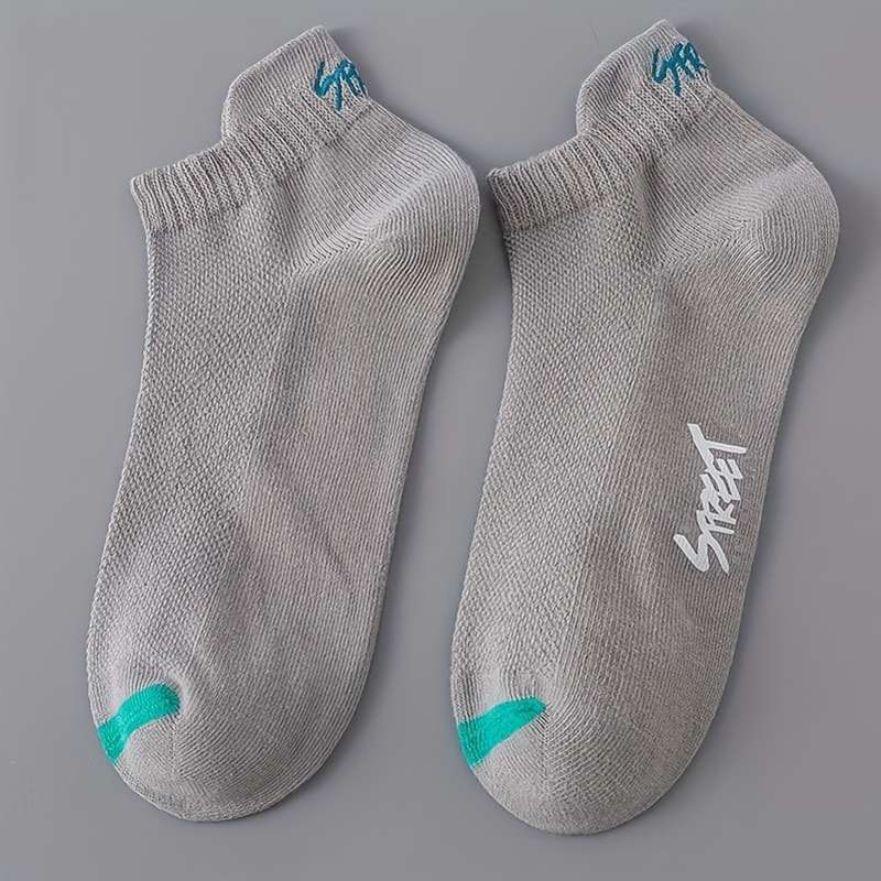 5 Pairs Of Mixed Colors One Size High Elastic Socks