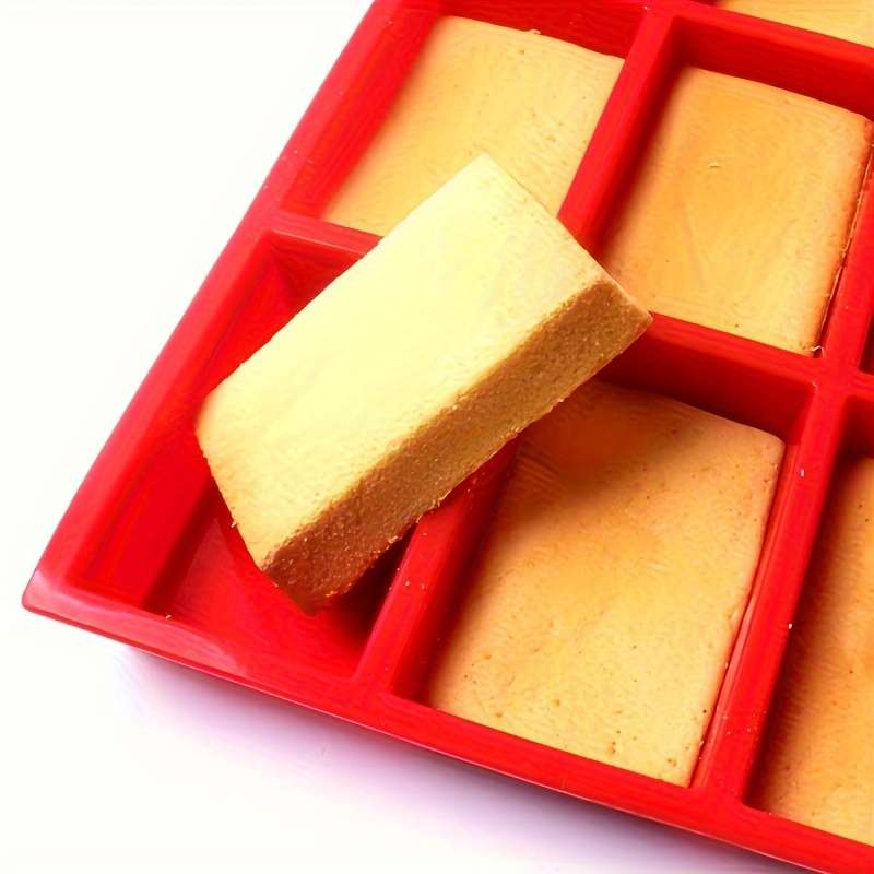 1pc Durable Versatile 9-Cavity Silicone Mini Loaf Pan Perfect for Baking Cakes Breads Meatloaf