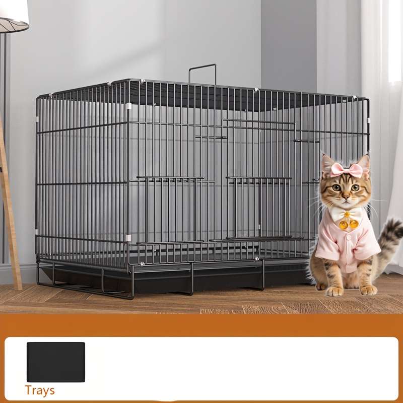 1pc White Footprint Black Version size 50*50cm/19.69*19.69inPet Cage