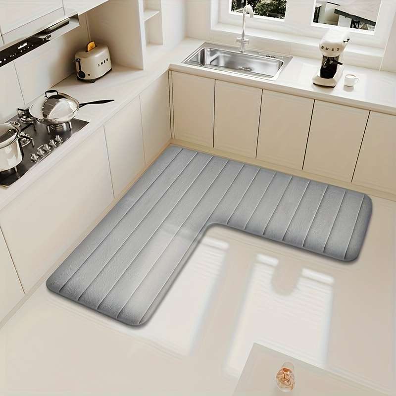 1Pc Light Grey 120x120x45 47.2x47.2x17.7inch Floor Mat