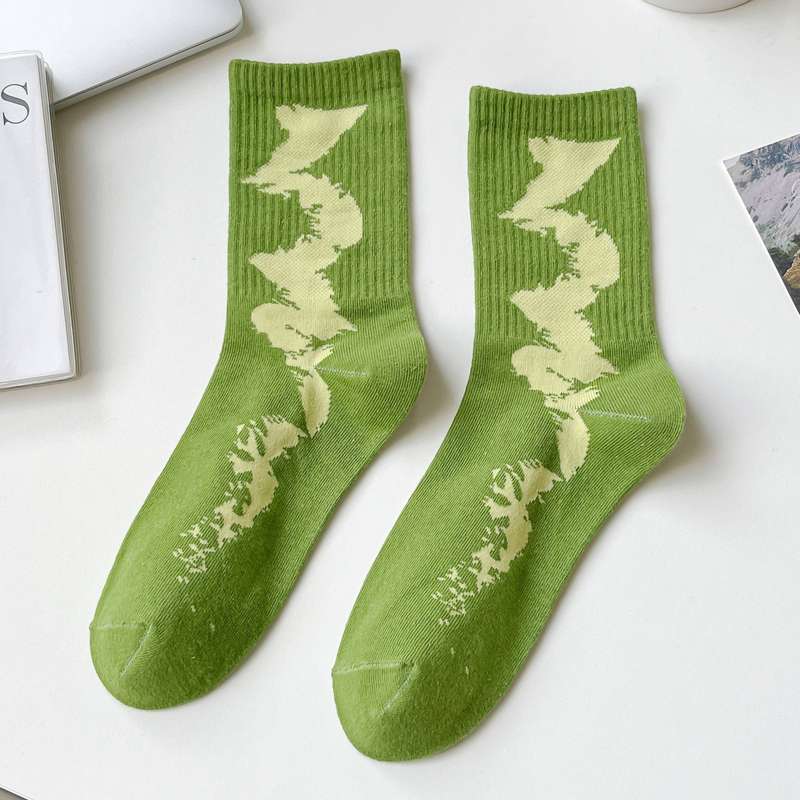 1 Pair Orange  Socks