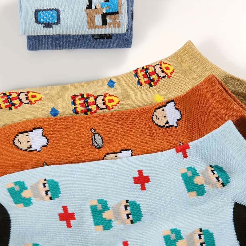 5 Pairs One Size High Elastic Socks